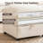 Drago 29'' W Square Upholstered Modern Ottoman-1961306186