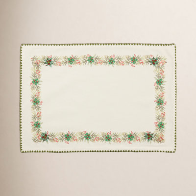 Holly Cotton Placemat