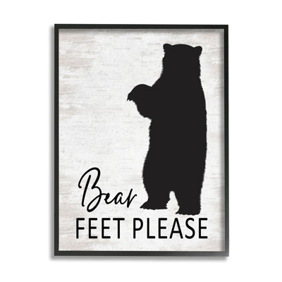 Pieds d'ours enlever les chaussures