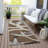 Aloura Brown Washable Indoor-Outdoor Rug - -1185411985
