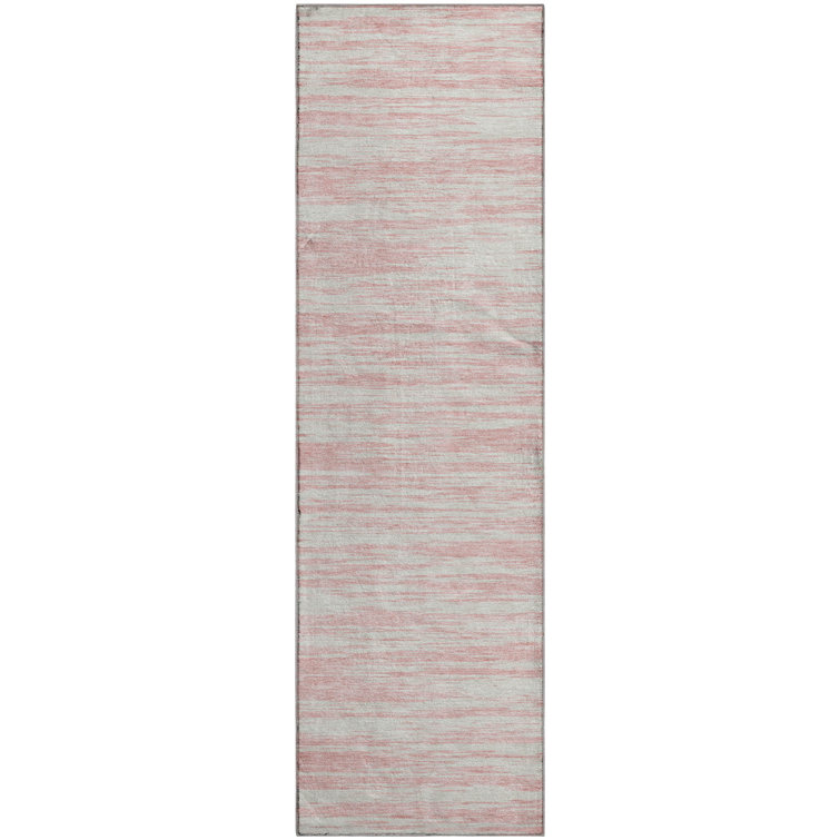 Premium Machine Washable Prisco Pink Rug