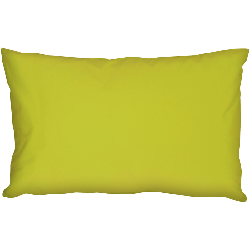 Coussin décoratif lombaire Caravan, H 9 po x l 18 po x P 5 po, Vert lime