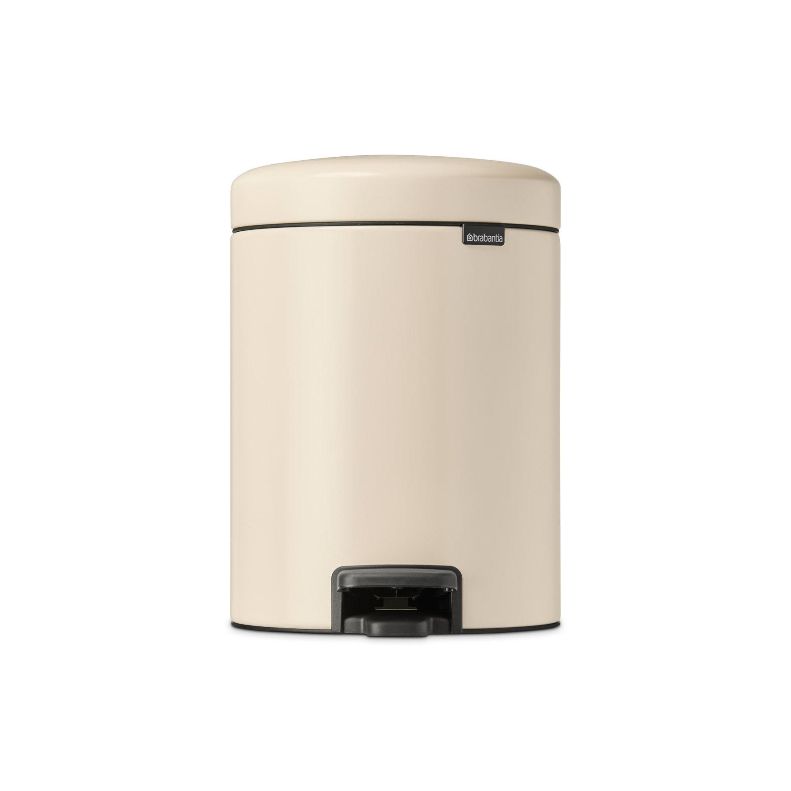 Brabantia Newicon 1.3gal Step-On Can, Soft Beige