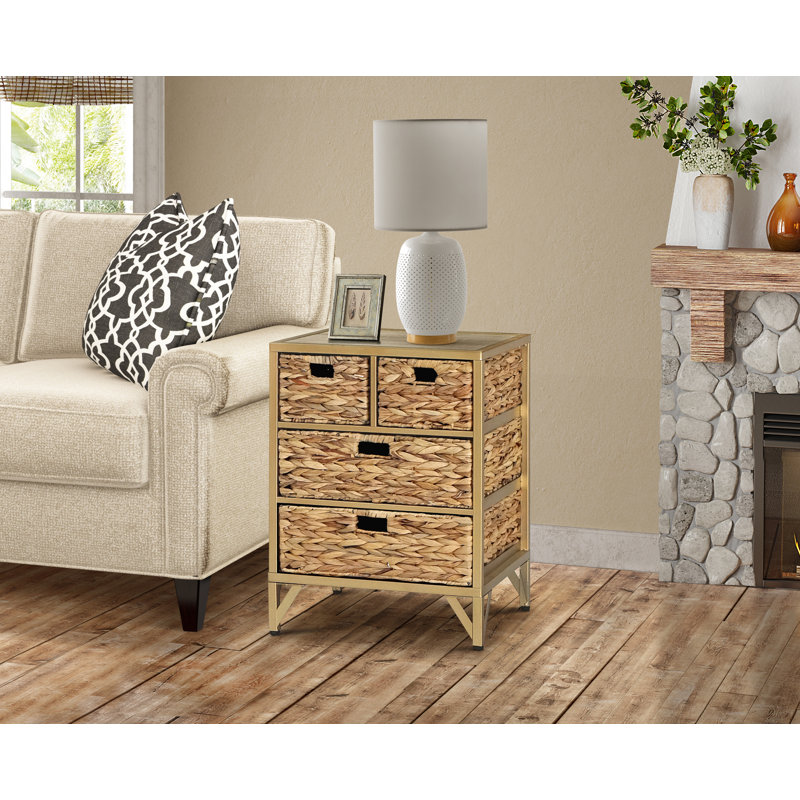 Pensacola 4 - Drawer End Table, Natural