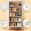 Grande bibliothèque 70,8 pouces, blanc-485112473