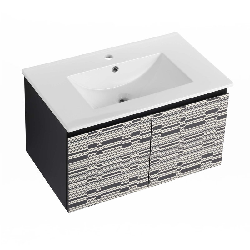 Meuble-lavabo flottant mural