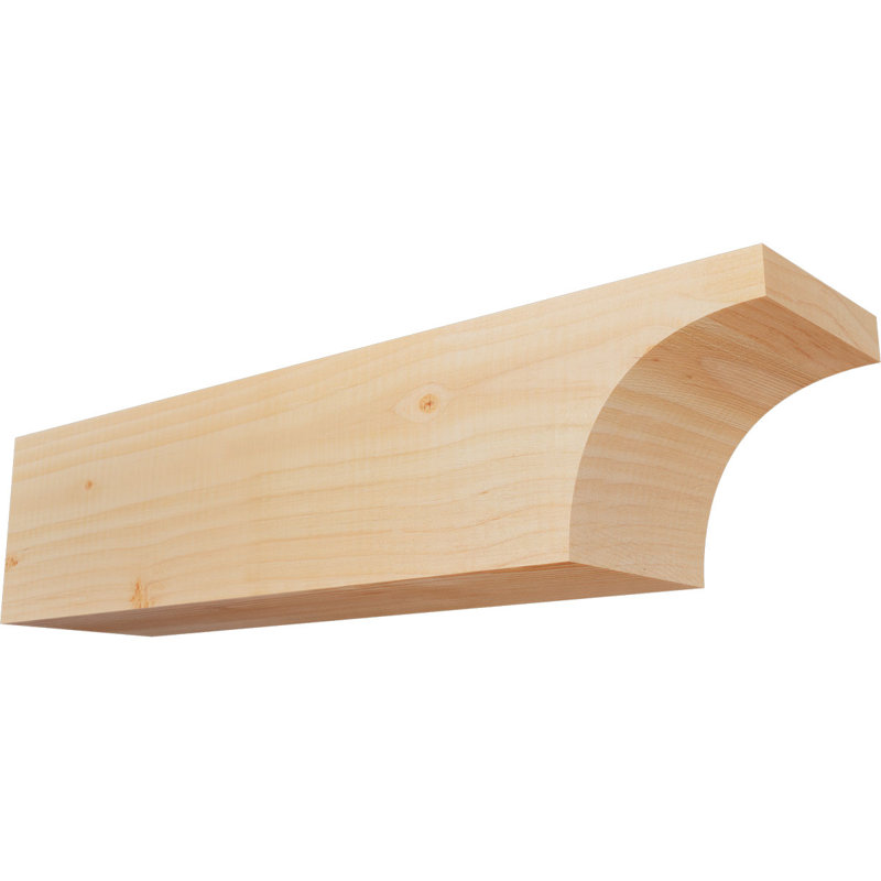 Queue de chevron lisse Huntington, Sapin de Douglas, 6"H x 5 1/2"W x 24"L