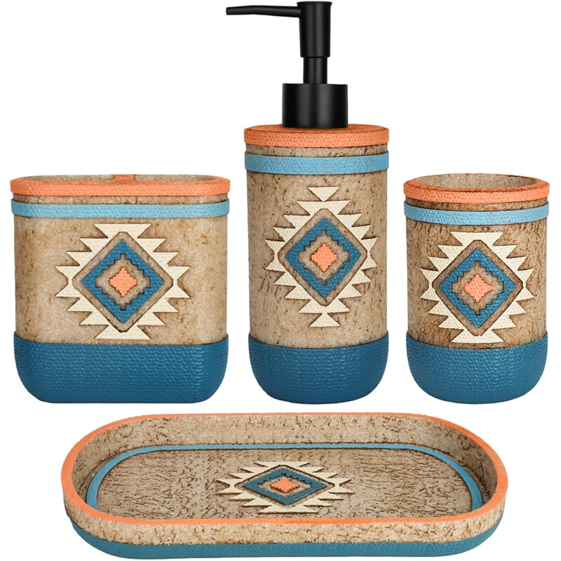 4-piece bathroom accessory set