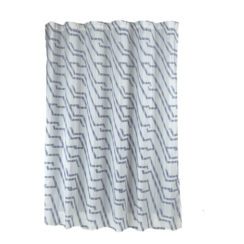 Rideau de douche Klesic en polyester recyclé 72 x 72 Hayes