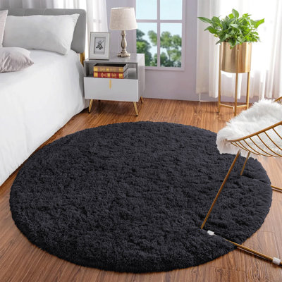 Alinda Rectangle 120 cm x 120 cm Shag Washable
