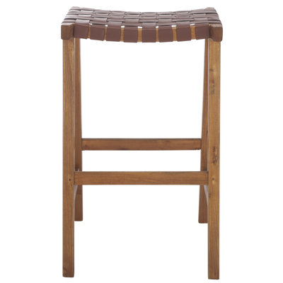 Alston Backless Leather Bar & Counter Stool