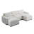 Latitude Run® 3-Seat Sectionals With 2 Ottoman-403881638