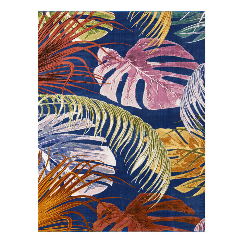 Lavern Floral Indoor Rug, Rectangle 7'10" x 10'