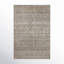 Tapis beige / gris en polyester tissé à la machine Jadon-1528996999