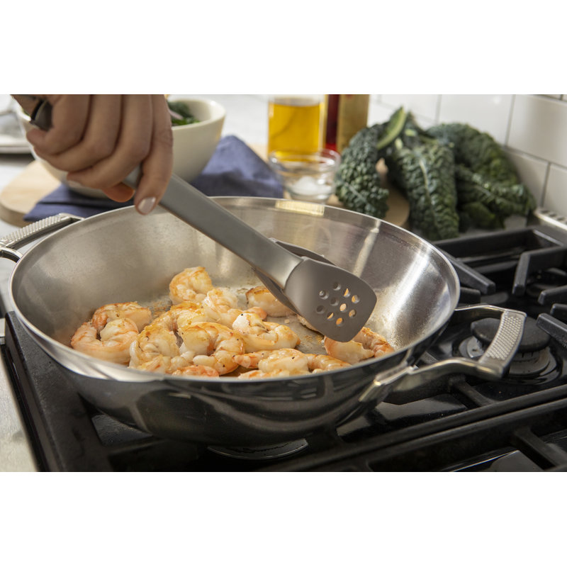 Voyage Series Tri-Ply Stainless Steel 12" Pan with Lid