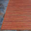 Tapis intérieur / extérieur multicolore rayé à tissage plat Ellenton-17906331
