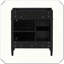 Meuble-lavabo moderne avec tiroirs et tiroir escamotable sans lavabo-661599246