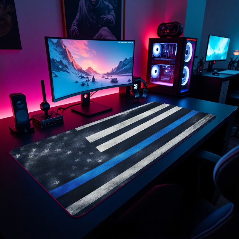 Polyester Desk Pad, 14.4x12.1