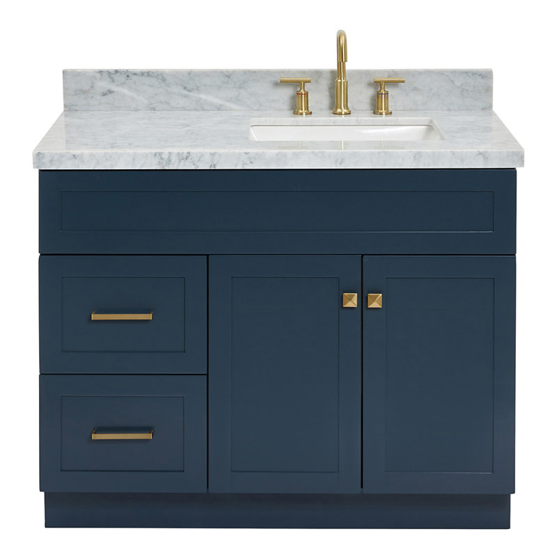 Ensemble de meuble-lavabo simple 43 po Hamlet, Bleu minuit