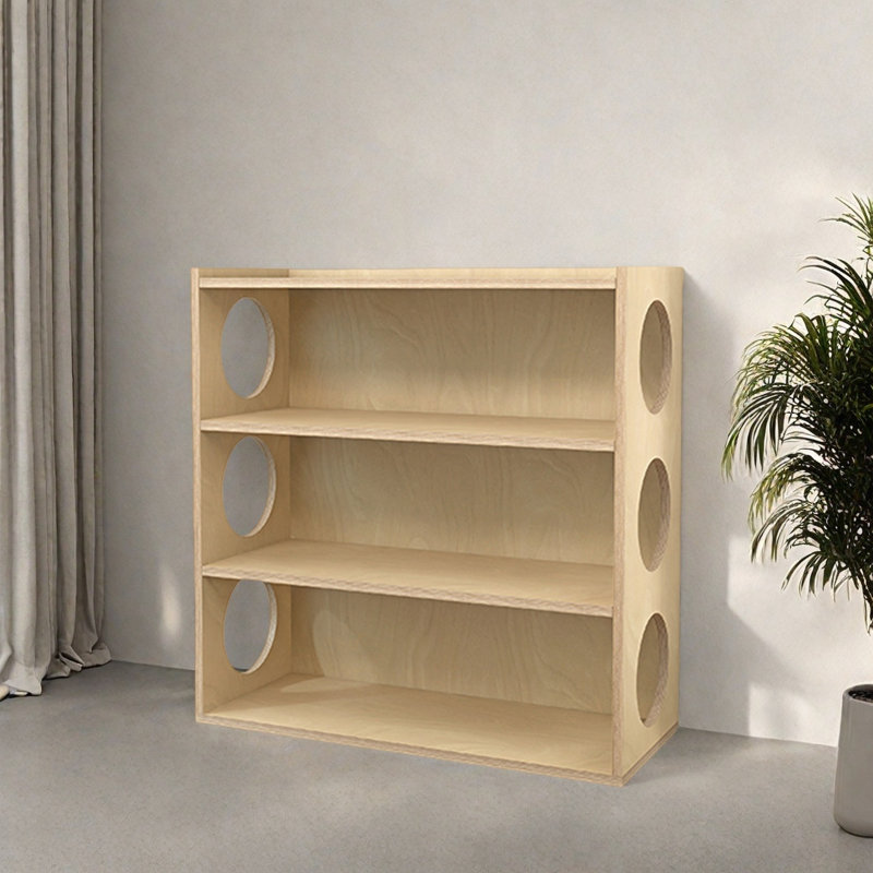 Creative and stylish bookcase, Burlywood