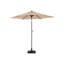 Parasol de patio extérieur 9 pi - et parasol stable. Manivelle à bouton-poussoir pratique. Pour la cour, la piscine, la terrasse. Fabrication 100% auvent. Idéal pour-1869393961