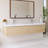 72'' Wall Mounted Single Bathroom Vanity With Glossy White Solid Surface Basin-1133831975