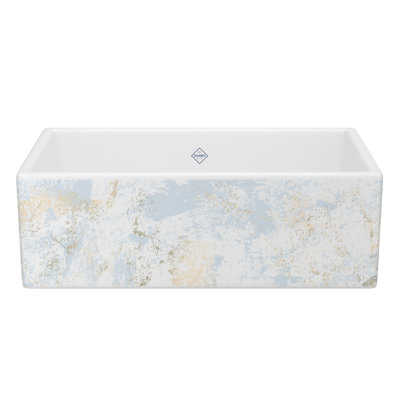 Shaker™ Front Fireclay 33" L x 18" W Farmhouse Kitchen Sink