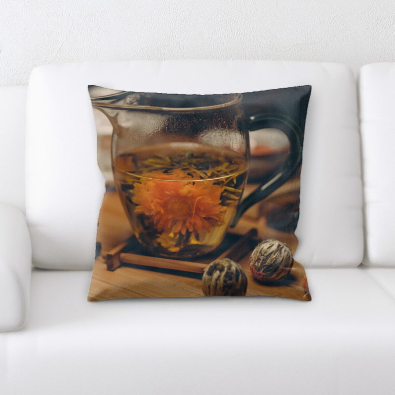 Microsuede Throw Pillow