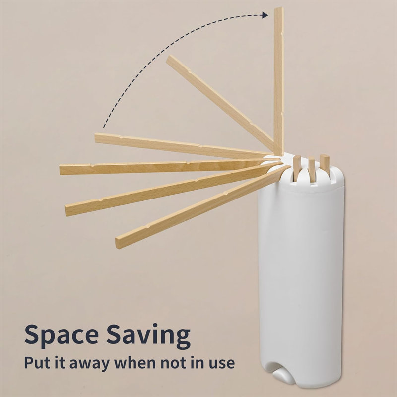 Tripod Wall Mounted Drying Rack - Foldable For Household Use