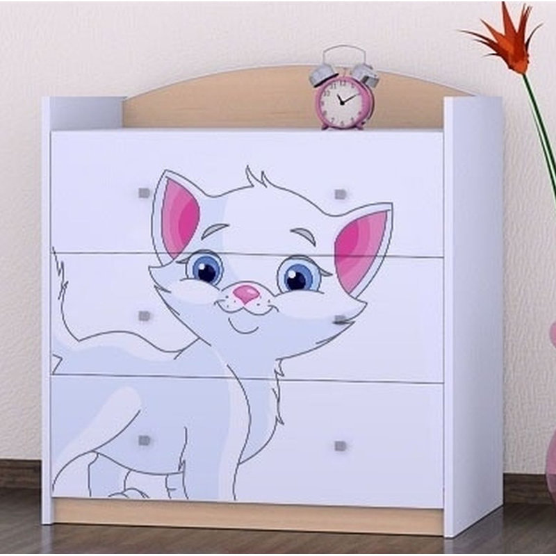 Norfleet Kids 3 - Drawer Chest, Beige