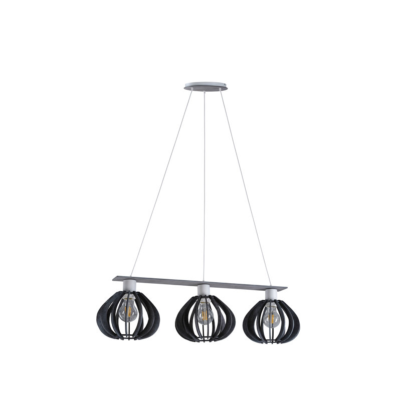 Palmyra 3 - Light Kitchen Island Pendant, Grey