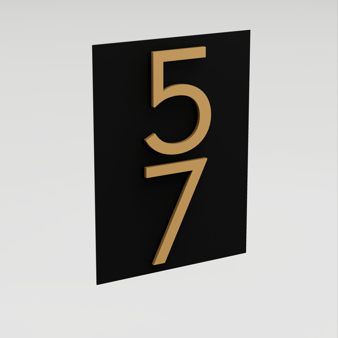 Small Simply Sweet Wall Address Plaque Post & Porch Background 