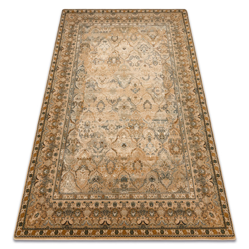 Mordecai Oriental Wool Area Rug, Rectangular 135 x 200cm