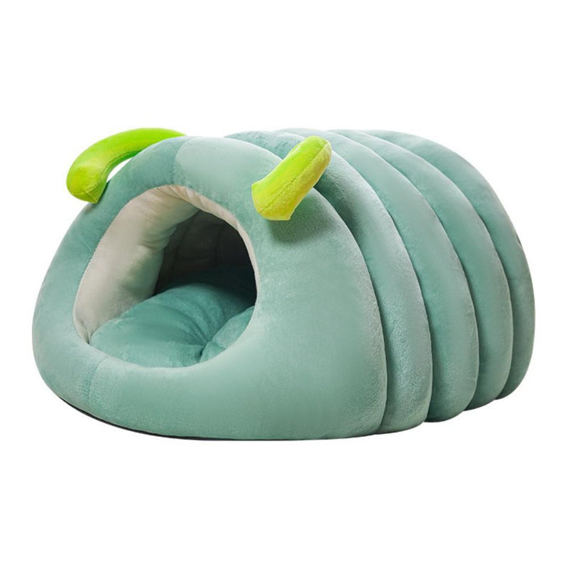 Mignon nid chaud et lavable pour chenille, Grande taille: L 15,75 po x l 23,62 po, Vert