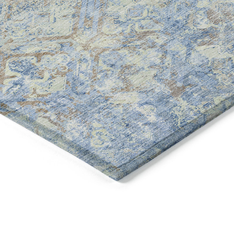  Mahaney Indoor/Outdoor Area Rug with Non-Slip Backing, Runner 2'3" x 7'6"