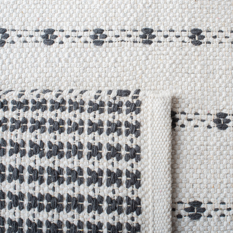 Tapis en coton tissé à plat Breckenridge, Carré 6 pi