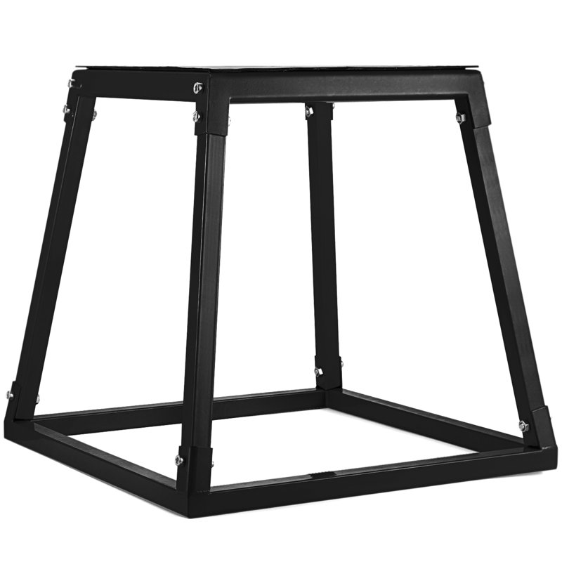 Escabeau en acier à 1 marche, Noir
