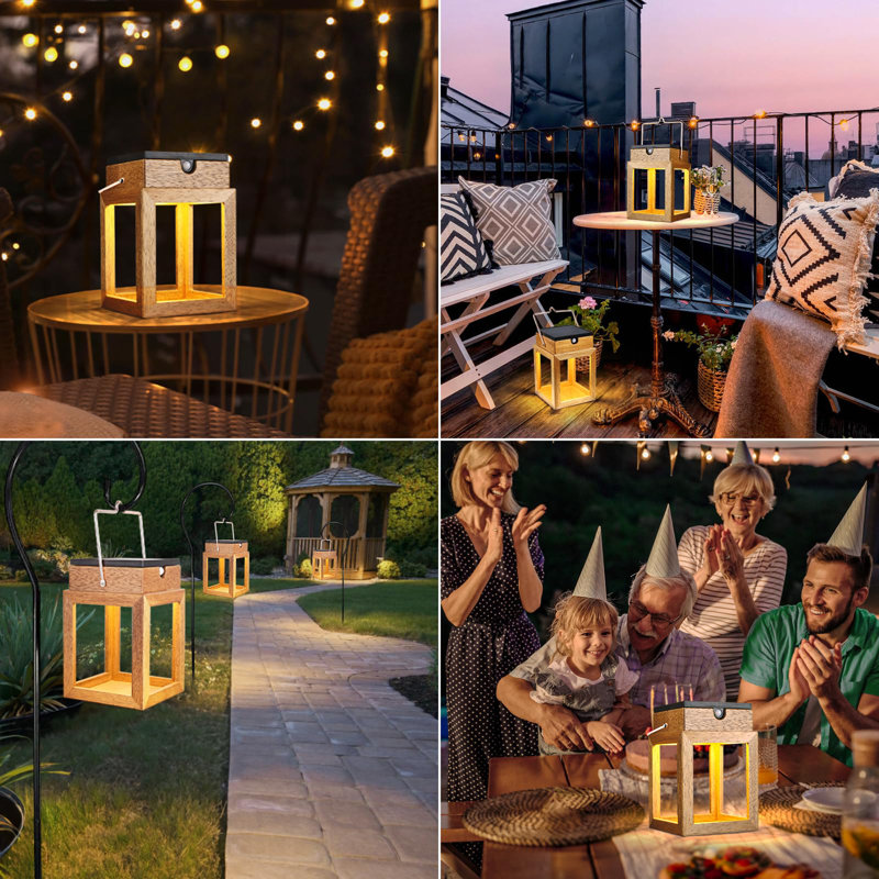 Motion Sensor Solar Table Lamp Outdoor Waterproof