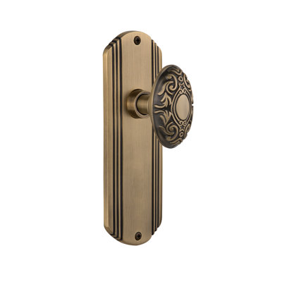 Deco Plate with Victorian Door Knob