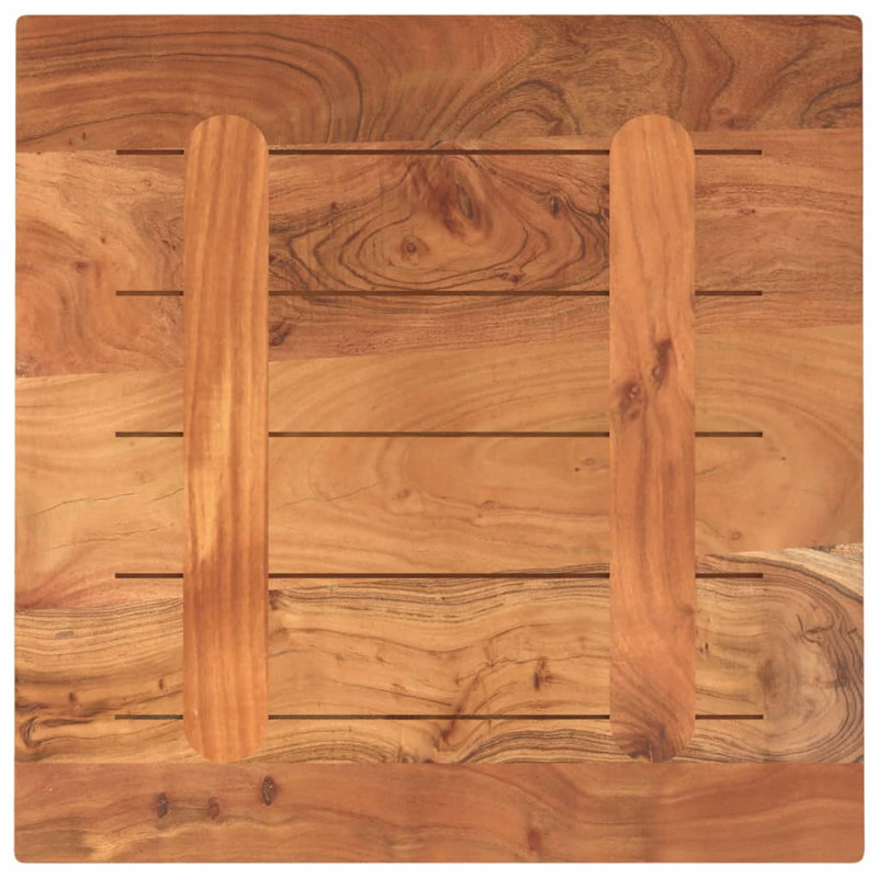Lyly Solid Wood Table Top, 3.8cm H x 40cm W x 40cm D,  Brown 