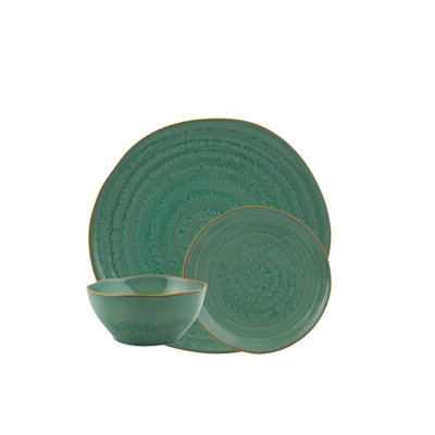 Gemstone Jade Stoneware Dinnerware Set