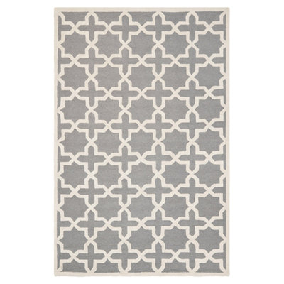 Igna Hand Tufted Wool Geometric Rug