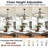 6-light  Dimmable Classic / Traditional Chandelier With white frosted glass shade-1882151281