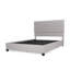 Grand lit plateforme tapissier capitonné à profil bas Akashia-391190940