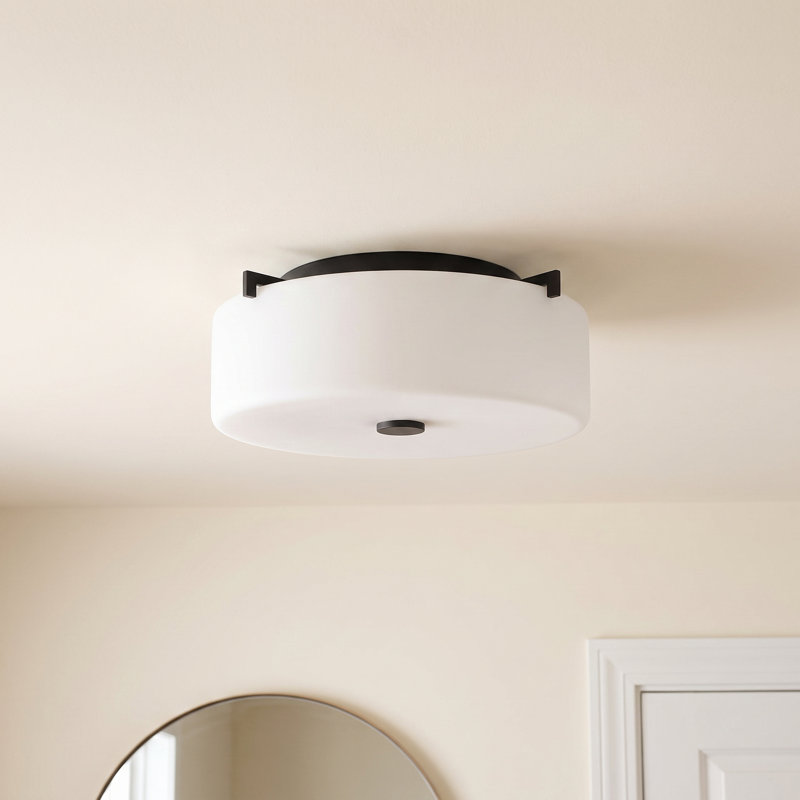 Kyoto Flush Mount, Oil Rubbed Bronze, No, No