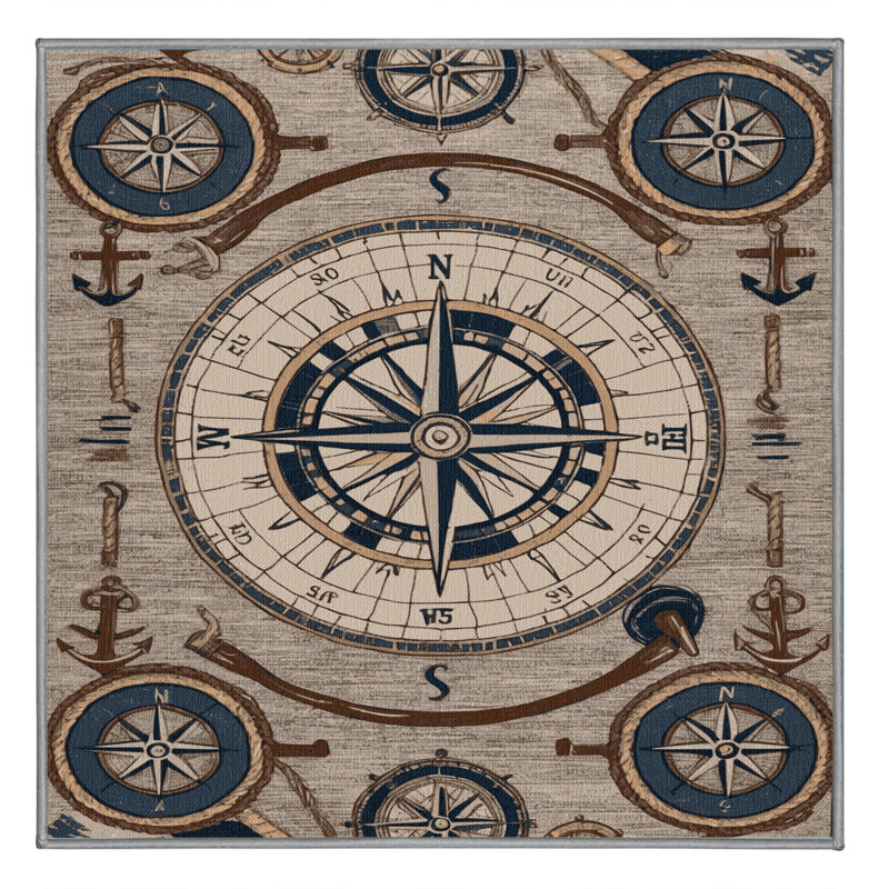 Machine Washable Transportation Gray Area Rug