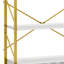 162.6 cm H x 80 cm W Iron Book Cabinet Bookcase
