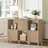 Guinna 6-Cube 3-Door Wood Bookcase-246873507
