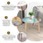 Ensemble de 2 tables gigognes Triangle Nesting