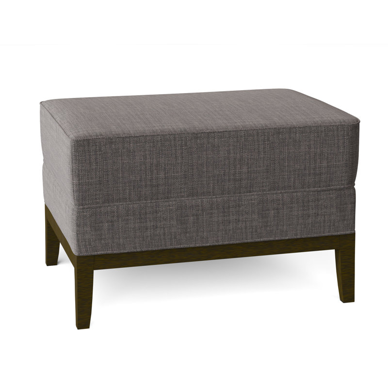 Repose-pieds rectangulaire 26 po Eastside, gris, Brun bruni